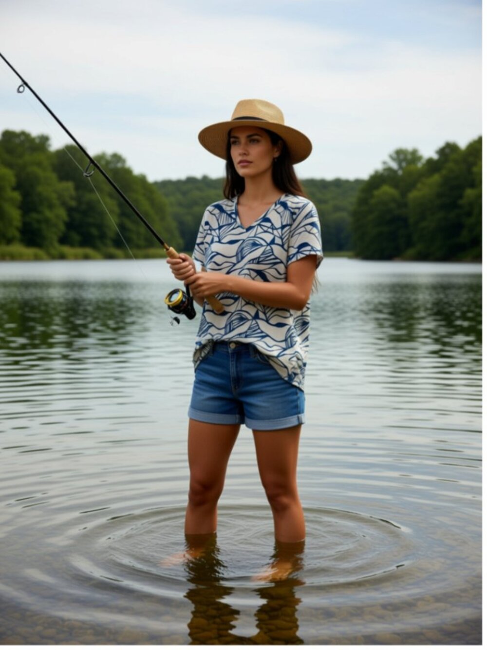 Reel Legends - Freeline, Women's Shirt, Size Large (B44) NWOT